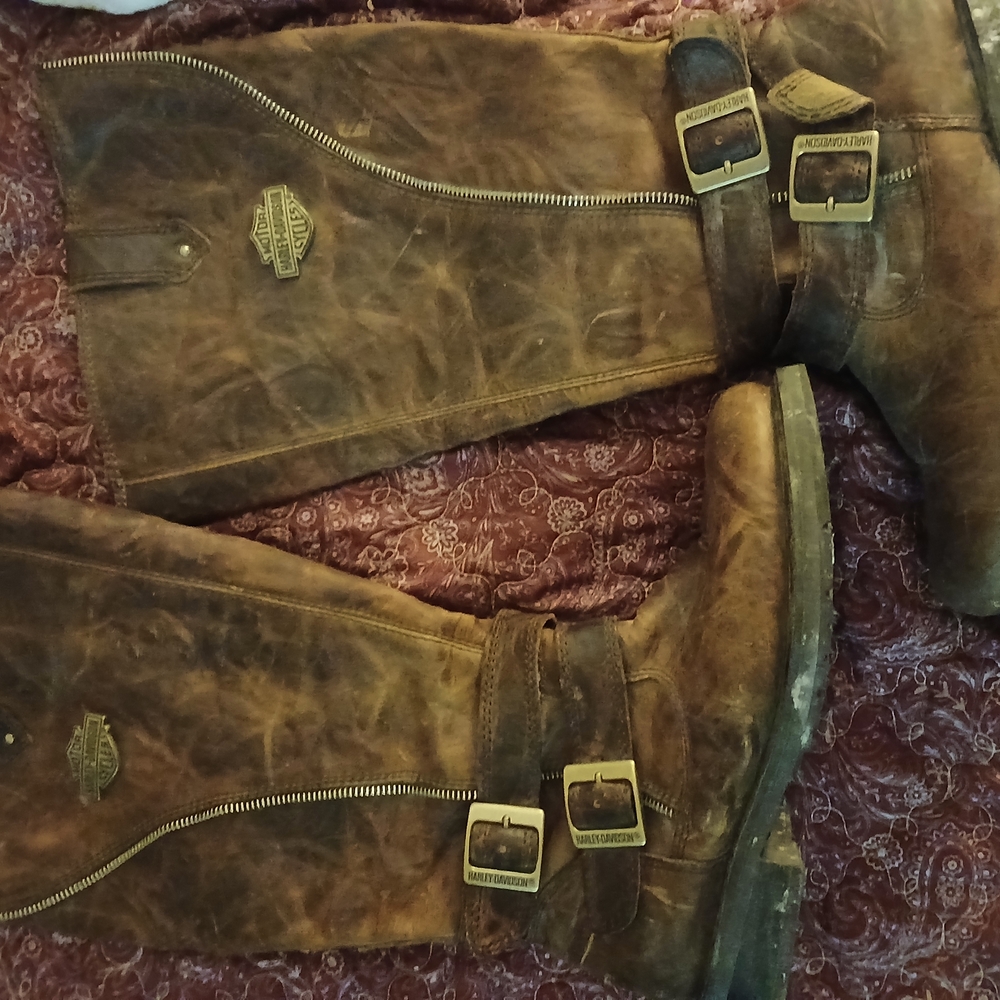 Harley-Davidson Brown Leather Boots